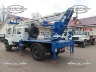 купить Автовышка / АГП газ 33088 двухрядная кабина 22 метра цена производства