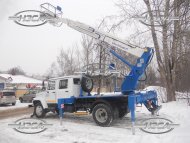 купить Автовышка / АГП газ 3309 двухрядная кабина 22 24 28 метров цена производства