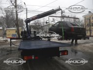  купить Эвакуатор Hyundai HD 78 со сдвижной платформой и краном-манипулятором КМУ цена производство