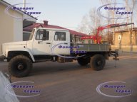 Бортовой Газ 33081 Фермер с Краном-манипулятором Ferrari 330