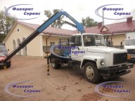 Бортовой Газ 3309 Газон с Краном-манипулятором Инман ИМ-77