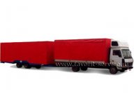автопоезд тягач TATA 613 (Амур 43461) с прицепом